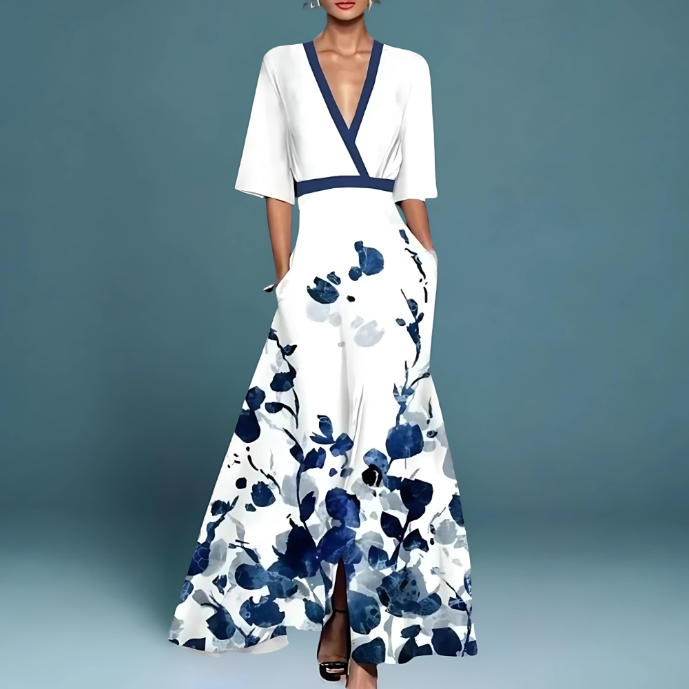 Izabela – Kwiatowa sukienka maxi