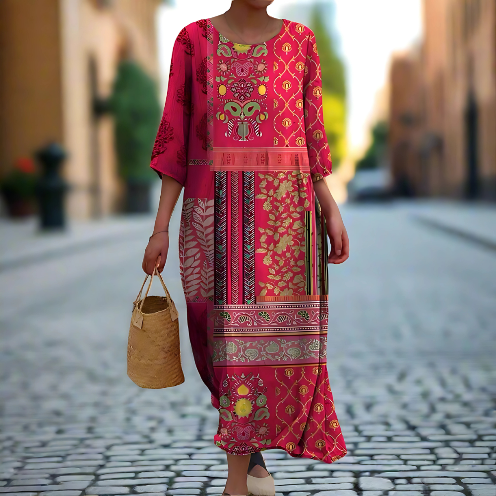 Ksenia – Zwiewna sukienka maxi