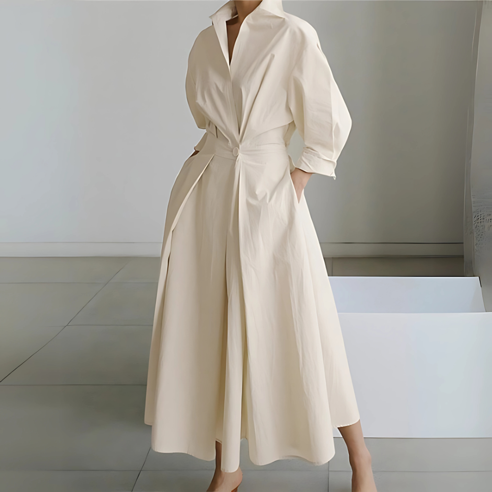 Brygida – Minimalistyczna sukienka maxi z klasą